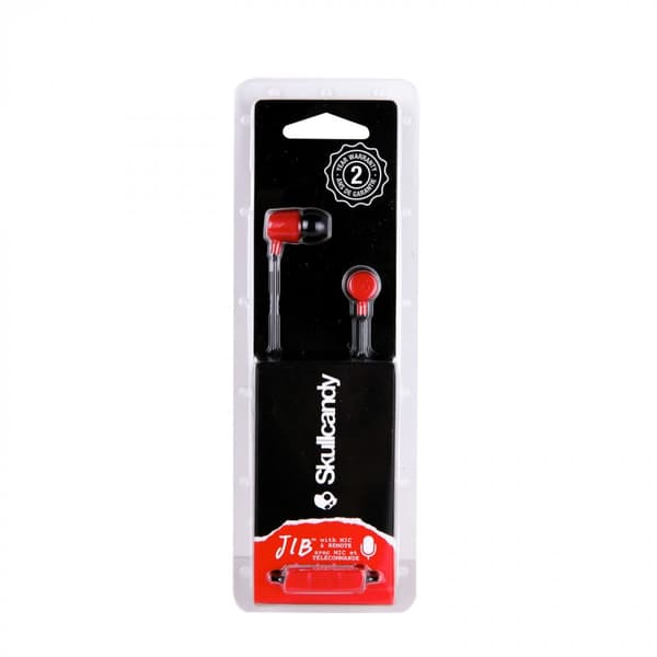 Skullcandy Hörlur In-Ear JIB 3,5mm In-Ear Mic Röd