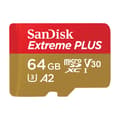 Miniatyrbilde 1 av 3: SANDISK MicroSDXC Extreme Plus 64GB 200MB/s A2 C10 V30 UHS-I