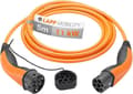 Miniatyrbild 6 av 7: LAPP MOBILITY laddkabel typ 2, upp till 11 kW, 5 m, orange (61785)