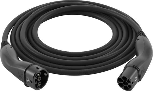 LAPP MOBILITY ladekabel type 2, op til 7,4 kW, 5 m, sort (61780)