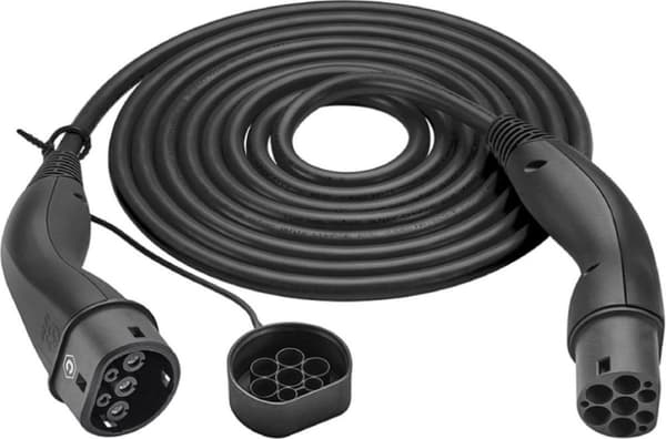 LAPP MOBILITY HELIX® latauskaapeli tyyppi 2, enintään 7,4 kW, 5 m, musta (61794)
