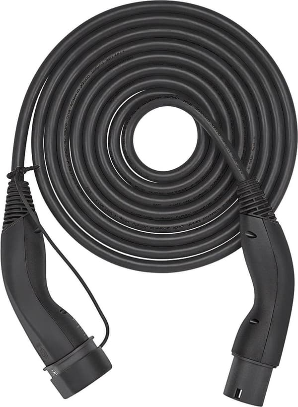 LAPP MOBILITY HELIX® latauskaapeli tyyppi 2, enintään 7,4 kW, 5 m, musta (61794)