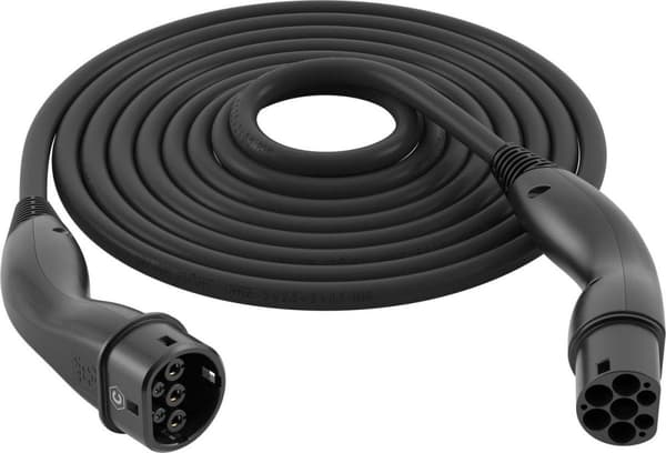 LAPP MOBILITY HELIX® ladekabel type 2, op til 7,4 kW, 5 m, sort (61794)