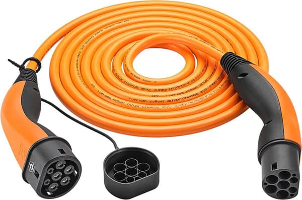 LAPP MOBILITY HELIX® laddkabel typ 2, upp till 22 kW, 5 m, orange (61798)