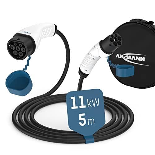 Ansmann 1900-0117 auton latauskaapeli 11kW Typ2 5m - Sähköauton latauskaapelit ovat välttämätön osa sähköautoja. Nykyaikaiset e-autot on varustettu te