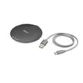 Miniatyrbillede 1 af 2: Hama Trådløs Oplader QI-FC10 Metal 10 W Draadl. Smartphone oploadpad Z/w