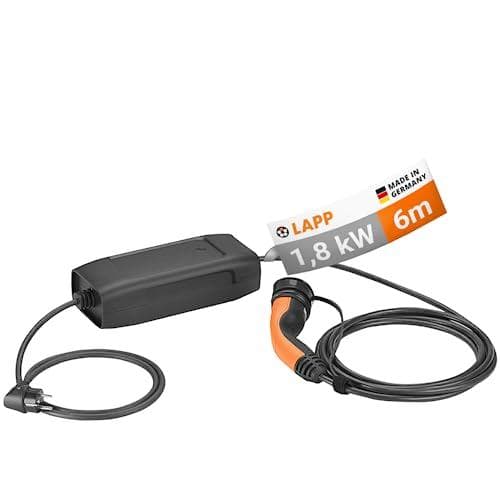 LAPP MOBILITY Mobil laddstation Basic, typ 2, skyddskontakt, upp till 1,8 kW, 6 m (64692)