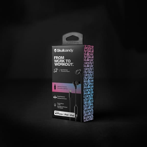 Skullcandy Hovedtelefon Lightning In-Ear Sort