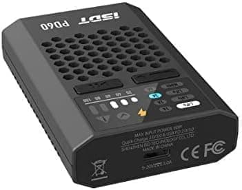 ISDTPD60, 60W, 6A bærbar oplader til 1-4S Lipo / Life / Lilon, 1-12S LiHv / PB / NiMH Balance Lipo Charger