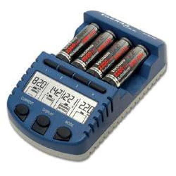 BC1000 snabbladdare med LCD-display, urladdningsfunktion, uppladdningsbart batteri