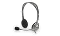 Miniatyrbillede 1 af 4: Logitech H111 Stereo Headset Øretelefoner Kablet Pandebånd Office/Call Center Grå (981-000612)