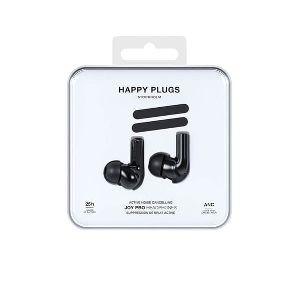 Happy Plugs Hörlur Joy Pro In-Ear ANC Svart
