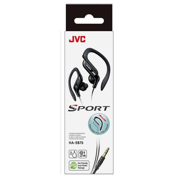 JVC Hodetelefoner In-Ear Sports Svart HA-EB75