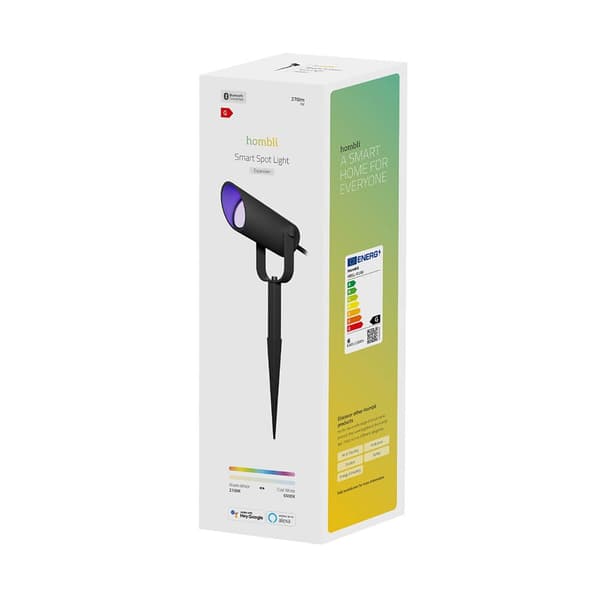 Hombli Smart Spots Udendørs Udvidelse 1-pak RGB CCT Sort