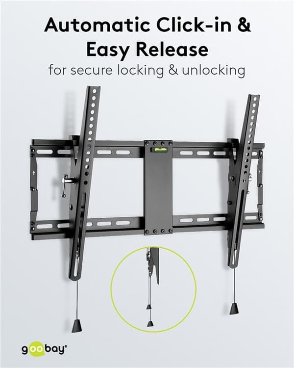 Goobay TV vægbeslag Pro TILT (L) til tv-apparater fra 37 til 70 tommer (94-178 cm), kan vippes op til 70 kg
