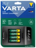 Pikkukuva 3 / 8: Varta LCD Smart Charger+ (typ 57684) inkl. 4x AA 2100 mAh laddar upp till 4x AA-batterier eller AAA-batterier (NiMH) samtidigt