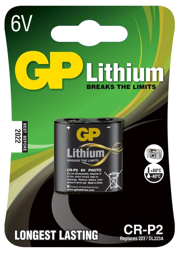 Photo Battery GP CR-P2, 6V