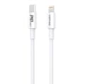 Miniatyrbillede 6 af 7: Wall charger Vipfan E04, USB-C, 20W, QC 3.0 + Lightning cable (white)