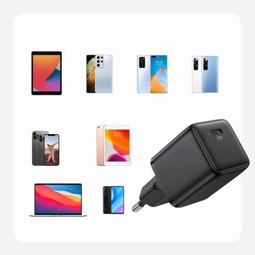 Joyroom Travel Charger Mini Type-C, PPS, PD 25W, Black EU (L-P251)