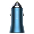 Miniatyrbilde 4 av 11: Baseus Car Charger Golden Contactor Pro Fast Type C / USB 40W, PD 3.0, QC 4.0+ SCP, FCP, AFC, Blue (CCJD-03)