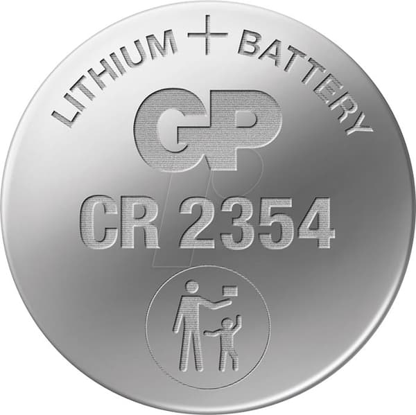 Lithium Button Battery GP CR-2354 3V  1 pcs in blister /price for 1 battery/