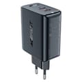 Miniatyrbild 2 av 4: Wall charger Acefast A29 PD50W GAN 2x USB-C 50W (black)