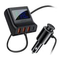Miniatyrbild 2 av 4: Car Charger Acefast B8, 3x USB + USB-C, 90W (black)