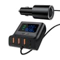 Miniatyrbild 1 av 4: Car Charger Acefast B8, 3x USB + USB-C, 90W (black)