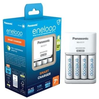 Panasonic BQ-CC17 battery charger Household battery AC Hvid