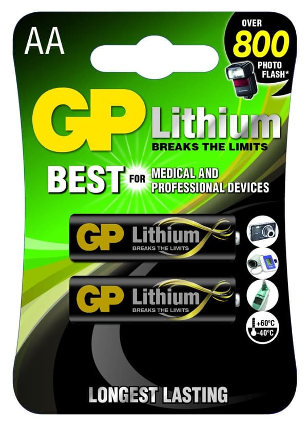 Lithium Battery CR6 AA 1,5V 2 pcs. in blister GP
