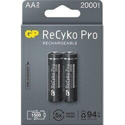 Rechargeable Battery GP R6 AA 2000mAh RECYKO + PRO 210AAHCB-EB2 NiMH 2 pcs. pack GP