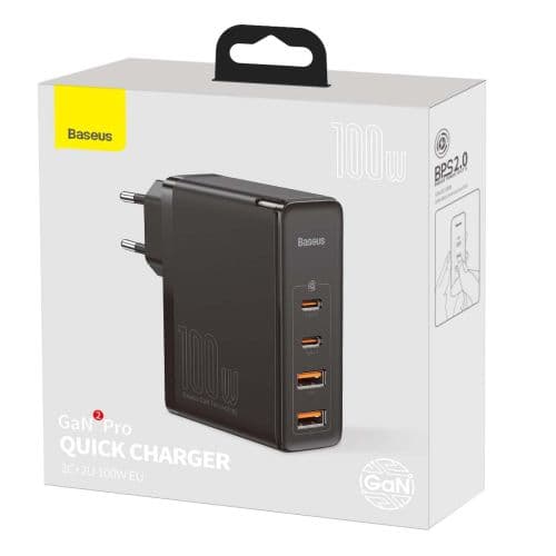 Baseus GaN2 Pro Quick Travel Charger 2x USB / 2x USB-C / 100W