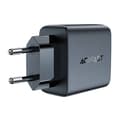 Miniatyrbillede 4 af 4: Wall charger Acefast A49 2x USB-C, 35W PD (black)