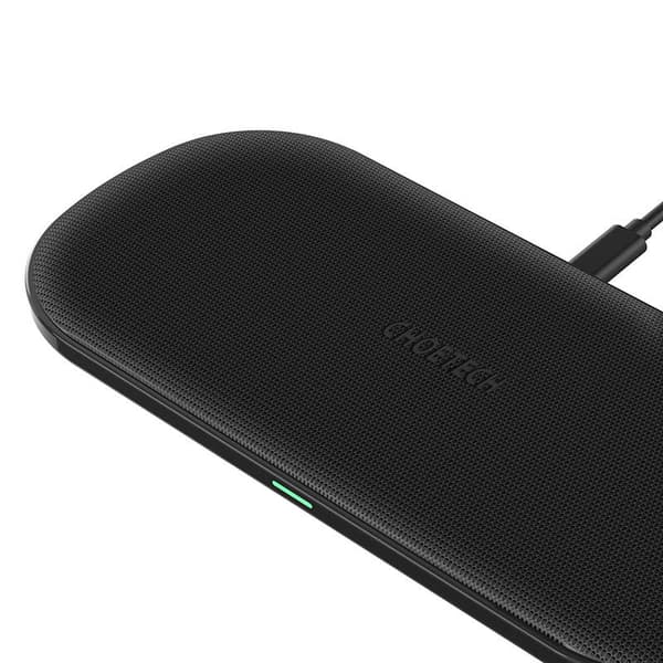 Choetech T535 dual fast wireless charger (white)