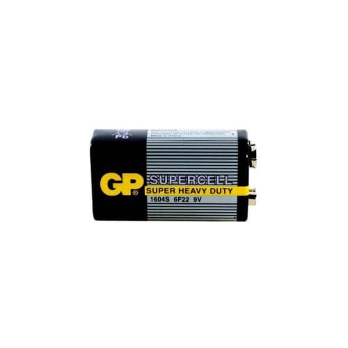 Zinc carbonic battery GP  6F22 Supercell 1 pcs.  9V