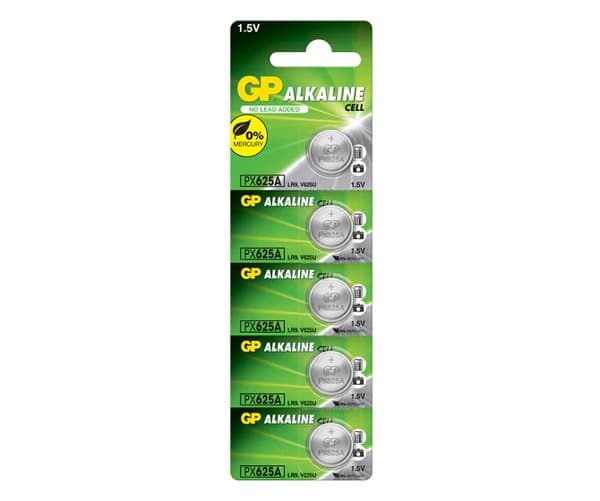 Alkaline Battery GP LR9 625A 1,5V for glucometers and remote controls 5 pcs in blister / price for 1 battery/