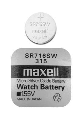 Button Battery Silver MAXELL SR716 SW 1.55V / 315 /