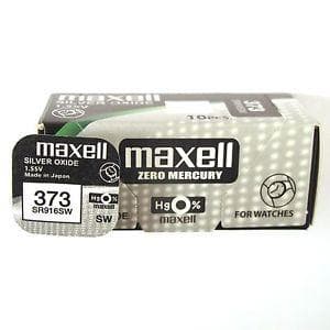 Button Battery Silver MAXELL SR916 SW /373/1.55V