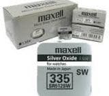 Button Battery Silver MAXELL SR512 SW /335/  1.55V