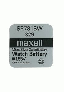 Button Battery Silver MAXELL SR731 SW /329/ 1.55V