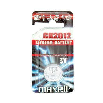 Button battery lithium MAXELL CR2012 3V
