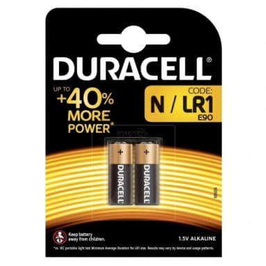 Battery DURACELL LR1 1.5V blister /2 batteries in pack/