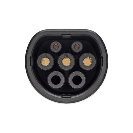 EV+ Charging Cable Type 2 to Type 2 32A 1 Phase 5m | EV+ | EV-CB-T2-32-1P-W | EV+ Charging Cable Type 2 to Type 2 32A 1 Phase | 5 m