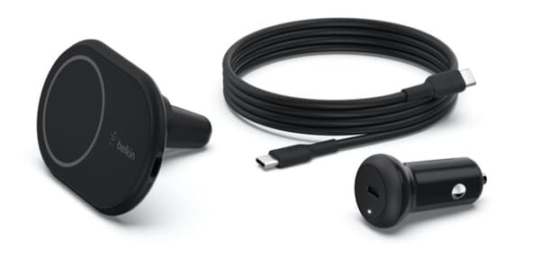 Belkin WIC004BTBK mobilladdare Svart Auto