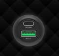 Pikkukuva 4 / 4: Unitek P1400A Autolaturi 38W USB-A USB-C QC 3.0