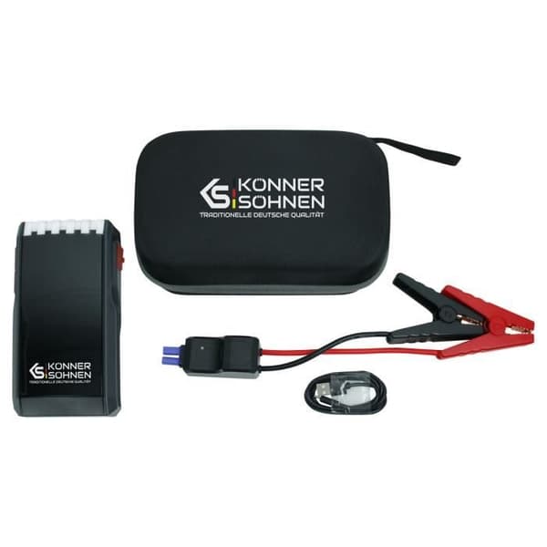 Startmotor 3-i-1 - Könner &amp; Söhnen - KS JS-1400 - 18000 mAh - 1400 A - USB och LED-lampa