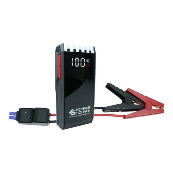 Startmotor 3-i-1 - Könner &amp; Söhnen - KS JS-1400 - 18000 mAh - 1400 A - USB och LED-lampa