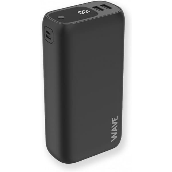 Wave Ultrapower -varavirtalähde, 30 000 mAh, musta