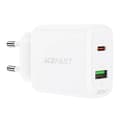 Miniatyrbild 4 av 4: Wall Charger Acefast A25, USB + USB-C, PD 20W (white)