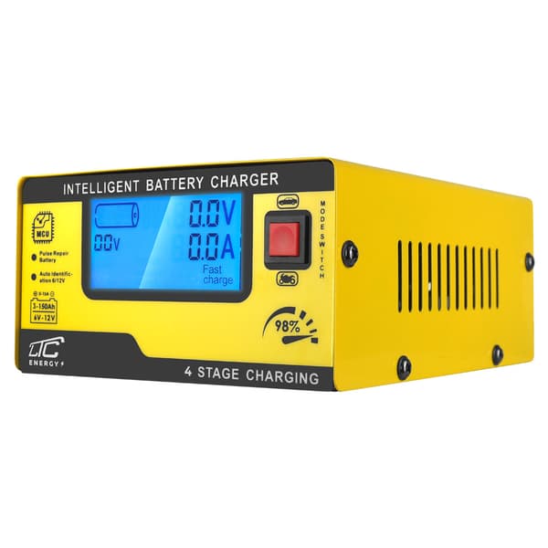 Batterilader LTC 6V/12V 15A til bil & motorcykel